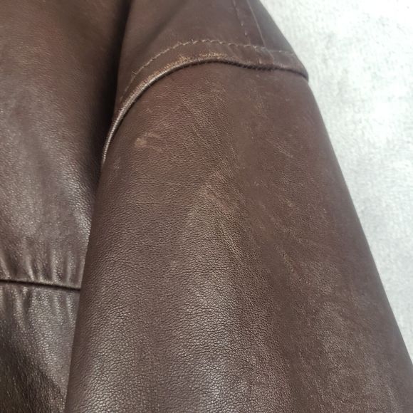 Polo Ralph Lauren Vintage Butter Soft Genuine Leather Jacket XL - Picture 7 of 16